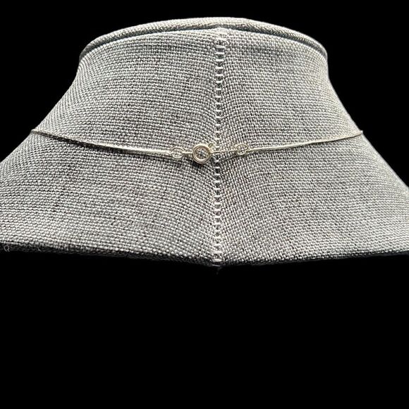 Tigers Eye Turquoise Necklace Dangle Earrings Set Silver Tone Base Metal - Picture 6 of 9